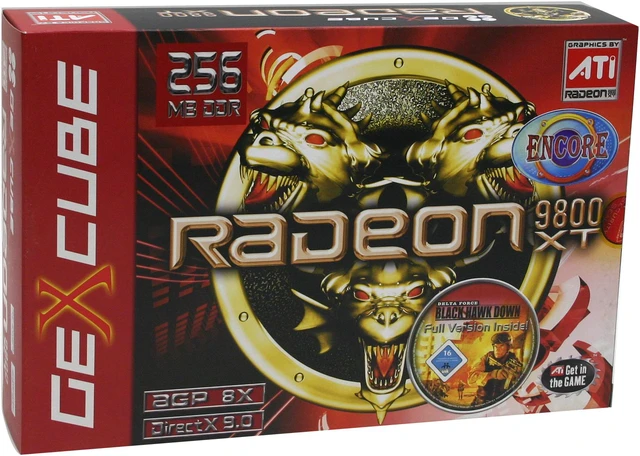 GECUBE Radeon 9800XT Graphics Card R98XT-D3H - Newegg.com