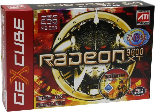 Alt view image 5 of 5 - GECUBE Radeon 9600XT 256MB DDR AGP 4X/8X Graphics Card R96XT-D3