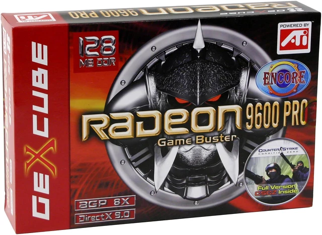 Open Box: GECUBE Radeon 9600PRO Graphics Card R96P-C3H - Newegg.com