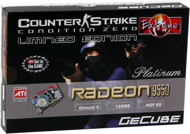 Alt view image 5 of 5 - GECUBE Radeon 9550 128MB DDR AGP 4X/8X Graphics Card GC-R9550GU-C3