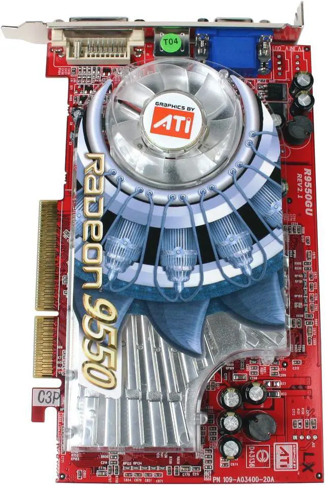 Open Box: GECUBE Radeon 9550 Graphics Card GC-95500GU-C3P - Newegg.com