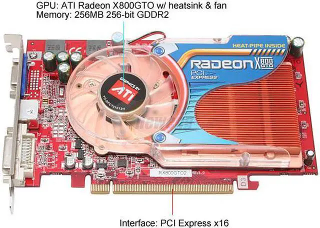 Alt view image 3 of 6 - GECUBE Radeon X800GTO 256MB GDDR2 PCI Express x16 Graphics Card GC RX800GTO2-D3