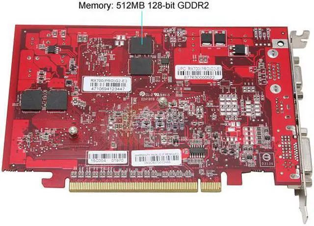Alt view image 4 of 6 - GECUBE GC-RX700(PRO)G2-E3 Radeon X700PRO 512MB 128-bit GDDR2 PCI Express x16 Video Card