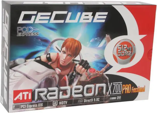 Alt view image 6 of 6 - GECUBE GC-RX700(PRO)G2-E3 Radeon X700PRO 512MB 128-bit GDDR2 PCI Express x16 Video Card