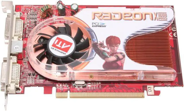 Alt view image 2 of 5 - GECUBE Radeon X1600PRO Supporting 512MB HyperMemory(256MB on Board) GDDR2 PCI Express x16 Graphics Card GC-HM1600PG2-D3 (RoHS)