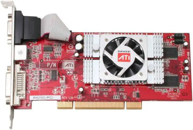 Alt view image 2 of 5 - GECUBE Radeon 9250 128MB DDR PCI Graphics Card GC-R9250LPCI-C3