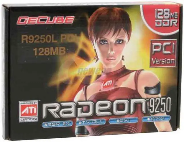 Alt view image 5 of 5 - GECUBE Radeon 9250 128MB DDR PCI Graphics Card GC-R9250LPCI-C3