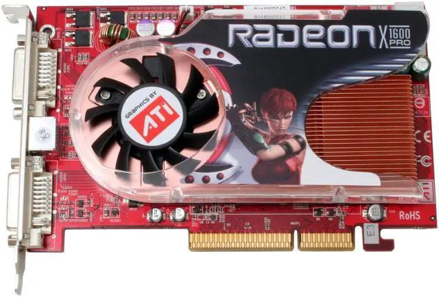 Alt view image 3 of 8 - GECUBE Radeon X1600PRO 512MB GDDR2 AGP 4X/8X Graphics Card GC-RX1600PGA2-E3R
