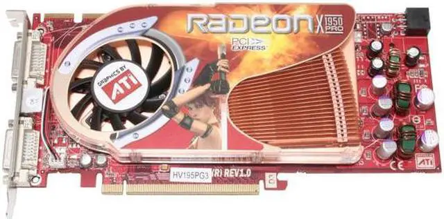 Alt view image 3 of 7 - GECUBE Radeon X1950PRO 256MB GDDR3 PCI Express x16 CrossFireX Support Graphics Card HV195PG3-D3(RoHS)