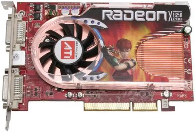 Alt view image 2 of 7 - GECUBE Radeon X1650PRO 256MB GDDR2 AGP 4X/8X Graphics Card GC-RX165GA2-D3(RoHS)