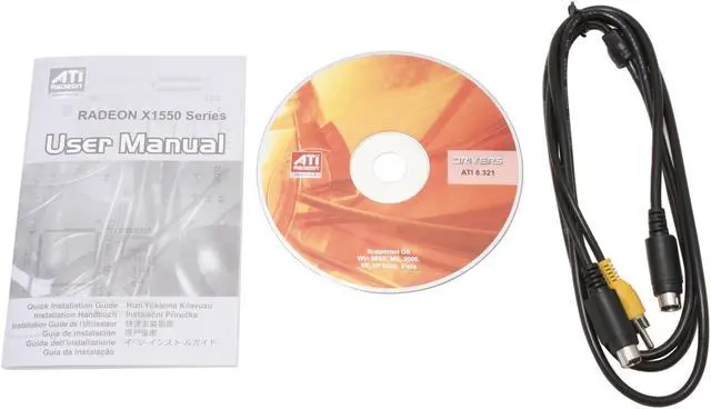 Alt view image 4 of 5 - GECUBE Radeon X1550 512MB GDDR2 AGP 4X/8X Graphics Card GC-RX155PGA2-E3R