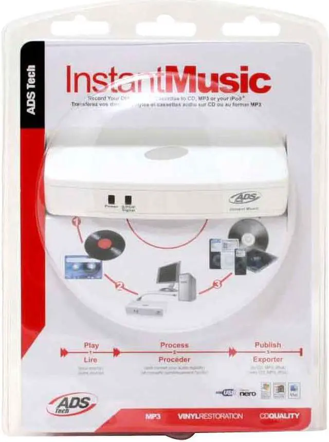 Alt view image 2 of 2 - ADS Tech RDX-150-EF Instant Music USB Music Capture Box