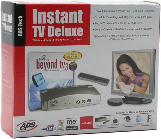 Alt view image 6 of 6 - ADS Tech USBAV-705 Instant TV Deluxe USB BOX