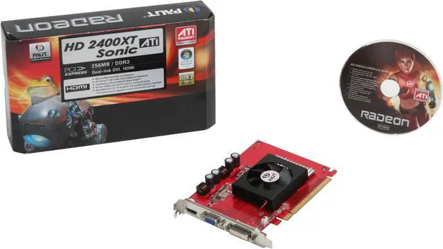 Alt view image 2 of 2 - Palit Radeon HD 2400XT 256MB GDDR3 PCI Express x16 Graphics Card AE/240XS+HD26