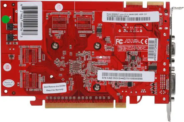 Alt view image 4 of 6 - Palit Radeon HD 2600XT 256MB GDDR3 PCI Express x16 CrossFireX Support Graphics Card AE/260XS+HD21