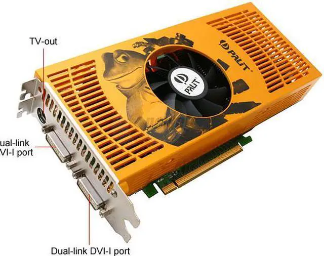 Alt view image 2 of 8 - Palit GeForce 9600 GSO 768MB GDDR3 PCI Express 2.0 x16 SLI Support Graphics Card NE/96SOSXT379