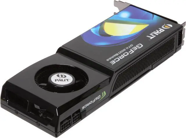 Alt view image 5 of 6 - Palit GeForce GTX 280 1GB GDDR3 PCI Express 2.0 x16 SLI Support Graphics Card NE/TX280+T305