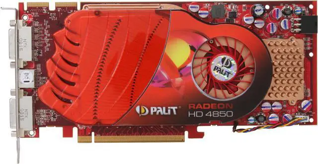 Alt view image 3 of 6 - Palit Radeon HD 4850 512MB GDDR3 PCI Express 2.0 x16 CrossFireX Support Graphics Card AE/48500+T352