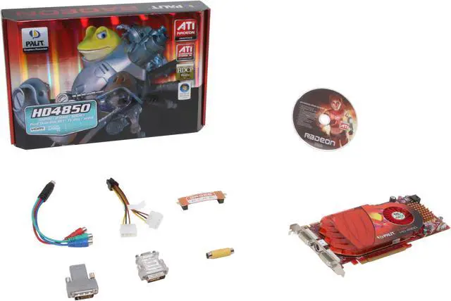 Alt view image 6 of 6 - Palit Radeon HD 4850 512MB GDDR3 PCI Express 2.0 x16 CrossFireX Support Graphics Card AE/48500+T352