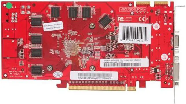 Alt view image 4 of 6 - Palit Radeon HD 3850 512MB GDDR2 PCI Express 2.0 x16 CrossFireX Support Graphics Card AE+38500+HD52