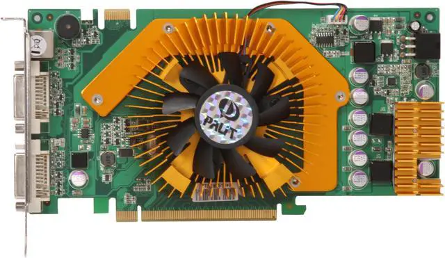 Alt view image 3 of 6 - Palit GeForce 9800 GT 512MB GDDR3 PCI Express 2.0 x16 SLI Support Graphics Card NE/9800TXT352