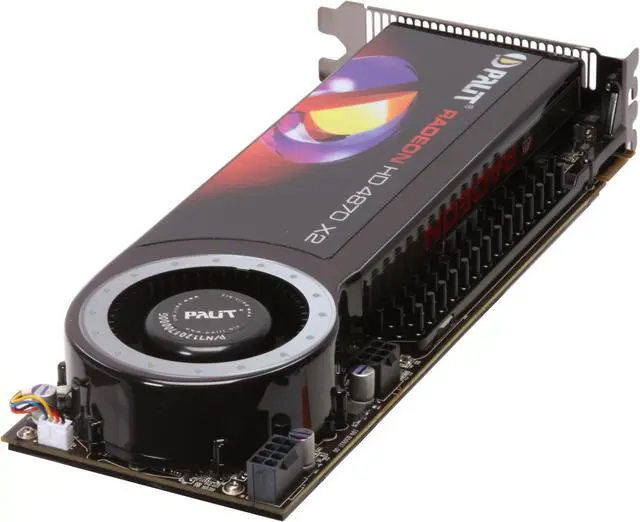 Alt view image 5 of 6 - Palit Radeon HD 4870 X2 2GB GDDR5 PCI Express 2.0 x16 CrossFireX Support Graphics Card AE=487x2+T34