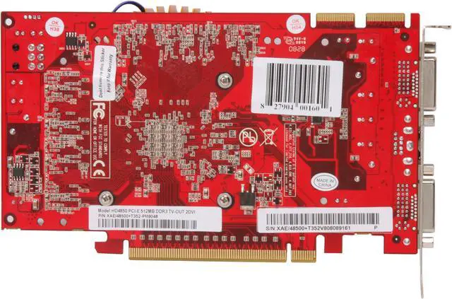 Alt view image 4 of 6 - Palit Radeon HD 4850 512MB GDDR3 PCI Express 2.0 x16 CrossFireX Support Graphics Card XAE/48500+T352