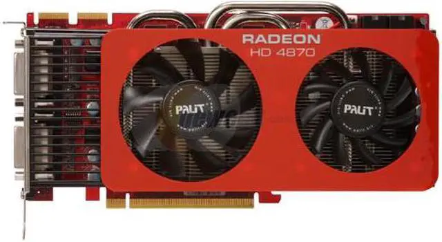Alt view image 3 of 6 - Palit Radeon HD 4870 512MB GDDR5 PCI Express 2.0 x16 CrossFireX Support Graphics Card AE=4870S+0452