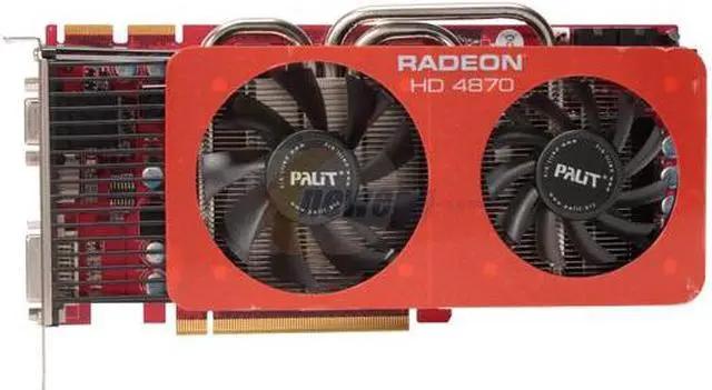Alt view image 3 of 6 - Palit Radeon HD 4870 512MB GDDR5 PCI Express 2.0 x16 CrossFireX Support Graphics Card AE=4870S+0552