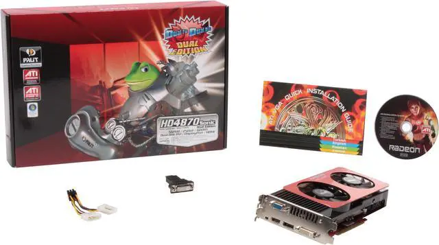 Alt view image 6 of 6 - Palit Radeon HD 4870 512MB GDDR5 PCI Express 2.0 x16 CrossFireX Support Graphics Card AE=4870S+0552