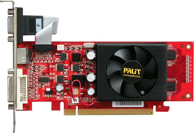 Alt view image 3 of 5 - Palit GeForce 8400 GS 512MB DDR2 PCI Express 2.0 x16 Low Profile Ready Graphics Card NE28400SFHD56