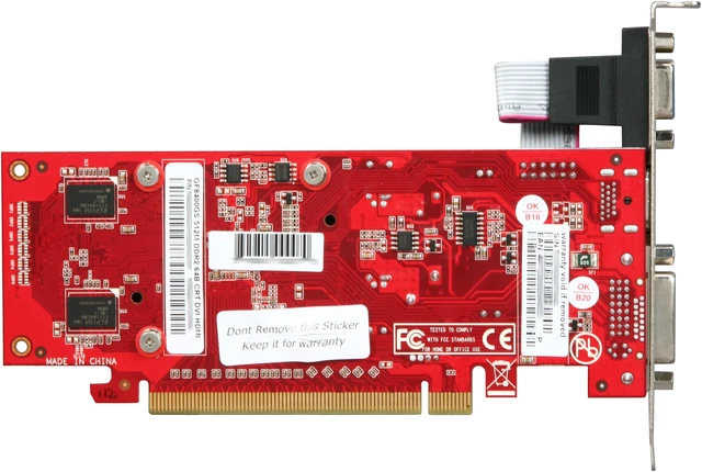 Alt view image 4 of 5 - Palit GeForce 8400 GS 512MB DDR2 PCI Express 2.0 x16 Low Profile Ready Graphics Card NE28400SFHD56