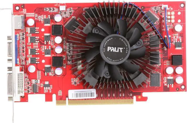 Alt view image 3 of 5 - Palit GeForce 9800 GT 1GB GDDR3 PCI Express 2.0 x16 Graphics Card NE39800TFHD02