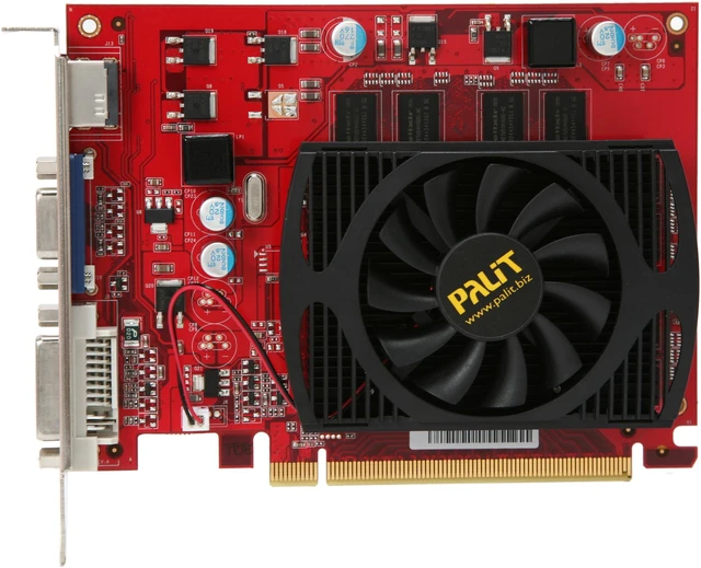 Alt view image 3 of 5 - Palit GeForce GT 220 512MB DDR2 PCI Express 2.0 x16 Graphics Card NE2T2200FHD51
