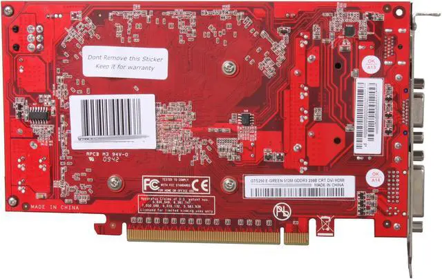 Alt view image 4 of 6 - Palit GeForce GTS 250 512MB DDR3 PCI Express 2.0 x16 Graphics Card NE3TS25EFHD52