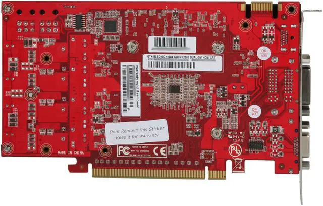 Alt view image 4 of 6 - Palit NE5X460SF1102 GeForce GTX 460 (Fermi) Sonic 1GB 256-bit GDDR5 PCI Express 2.0 x16 HDCP Ready SLI Support Video Card