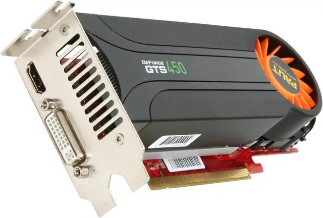 Main image of Palit GeForce GTS 450 (Fermi) 1GB GDDR5 PCI Express 2.0 x16 Low Profile Ready Graphics Card NE5S4500F0601