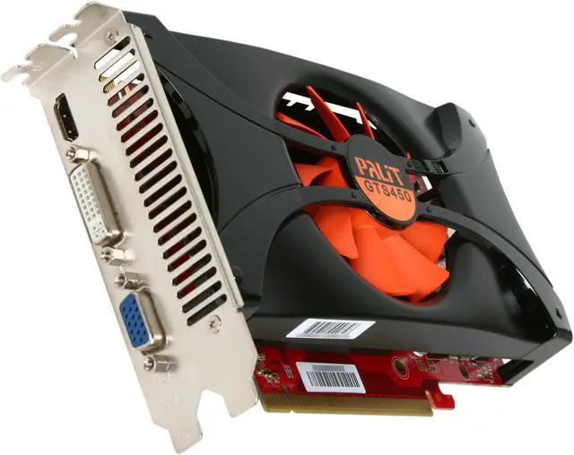 Main image of Palit GeForce GTS 450 (Fermi) 1GB GDDR5 PCI Express 2.0 x16 SLI Support Graphics Card NE5S4500FHD01