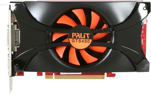 Alt view image 3 of 5 - Palit GeForce GTS 450 (Fermi) 1GB GDDR5 PCI Express 2.0 x16 SLI Support Graphics Card NE5S4500FHD01