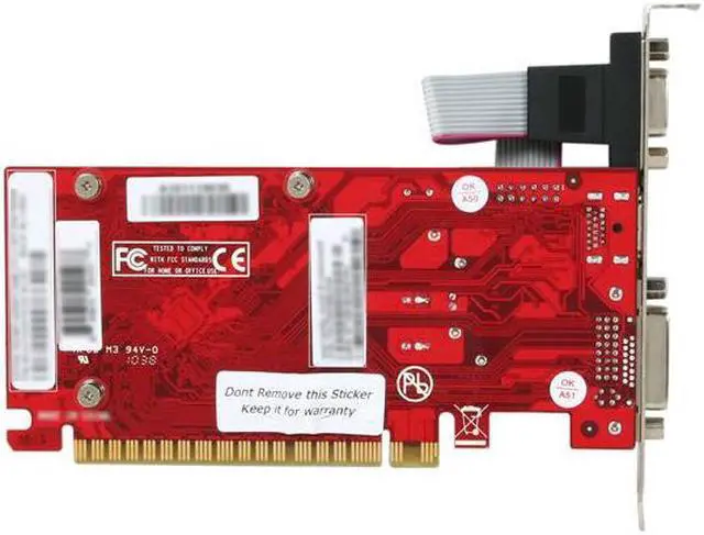 Alt view image 4 of 4 - Palit GeForce 210 1GB DDR3 PCI Express 2.0 x16 Low Profile Graphics Card NEA21000FHD06