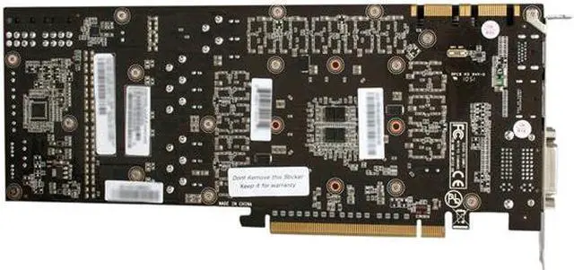 Alt view image 4 of 6 - Palit GeForce GTX 580 (Fermi) 3072MB GDDR5 PCI Express 2.0 x16 SLI Support Graphics Card NE5X5800F10FB