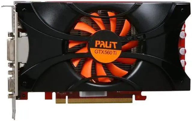 Alt view image 3 of 6 - Palit GeForce GTX 560 Ti (Fermi) 1GB GDDR5 PCI Express 2.0 x16 SLI Support Graphics Card NE5X56T01102-1140F
