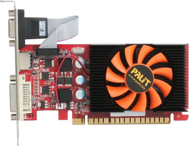 Alt view image 3 of 5 - Palit GeForce GT 430 (Fermi) 1GB DDR3 PCI Express 2.0 x16 Low Profile Ready Graphics Card NEAT430NFHD06