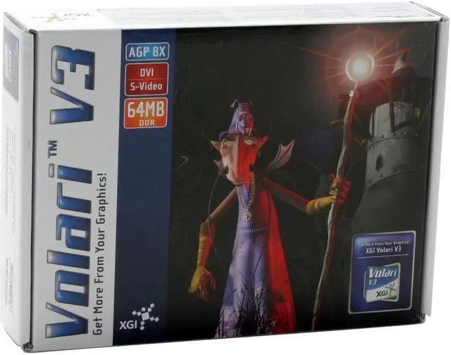 Alt view image 5 of 5 - XGI Volari V3 64MB DDR AGP 4X/8X Graphics Card V3 64MB AGP