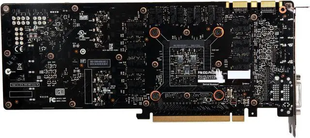 Alt view image 4 of 7 - EVGA 03G-P4-2883-KR G-SYNC Support GeForce GTX 780 Ti Superclocked 3GB 384-Bit GDDR5 PCI Express 3.0 SLI Support Video Card