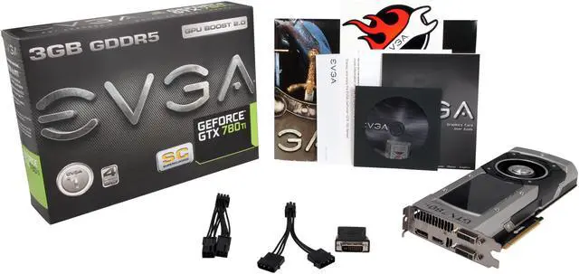 Alt view image 7 of 7 - EVGA 03G-P4-2883-KR G-SYNC Support GeForce GTX 780 Ti Superclocked 3GB 384-Bit GDDR5 PCI Express 3.0 SLI Support Video Card