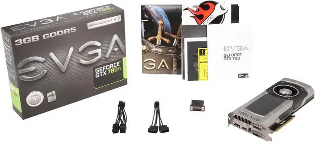Alt view image 7 of 7 - EVGA 03G-P4-2881-KR G-SYNC Support GeForce GTX 780 Ti 3GB 384-Bit GDDR5 PCI Express 3.0 SLI Support Video Card