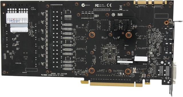 Alt view image 4 of 6 - EVGA 03G-P4-2888-KR G-SYNC Support GeForce GTX 780 Ti Dual Classified w/ EVGA ACX Cooler 3GB 384-bit GDDR5 PCI Express 3.0 SLI Support Video Card