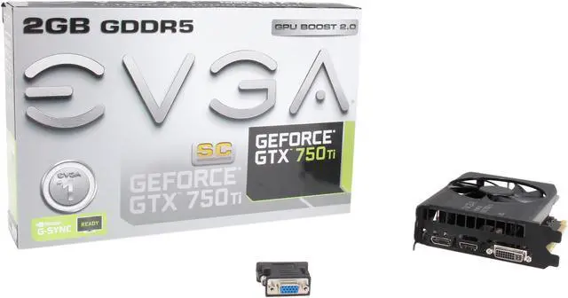 Alt view image 7 of 6 - EVGA 02G-P4-3753-KR G-SYNC Support GeForce GTX 750 Ti Superclocked 2GB 128-Bit GDDR5 PCI Express 3.0 Video Card