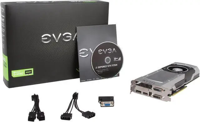 Alt view image 7 of 7 - EVGA 06G-P4-3790-KR G-SYNC Support GeForce GTX TITAN BLACK 6GB 384-Bit GDDR5 PCI Express 3.0 SLI Support Video Card